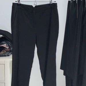 BCBGMaxazria black wide leg pants
